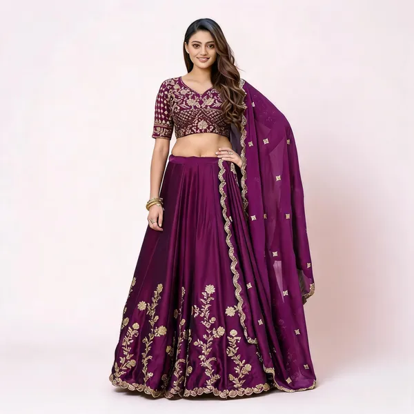 Purple_Rangoli_Silk_Flared_Lehenga_Choli_For_Women