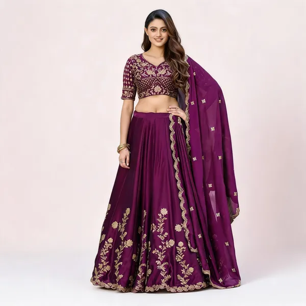 Purple_Rangoli_Silk_Flared_Lehenga_Choli_For_Women