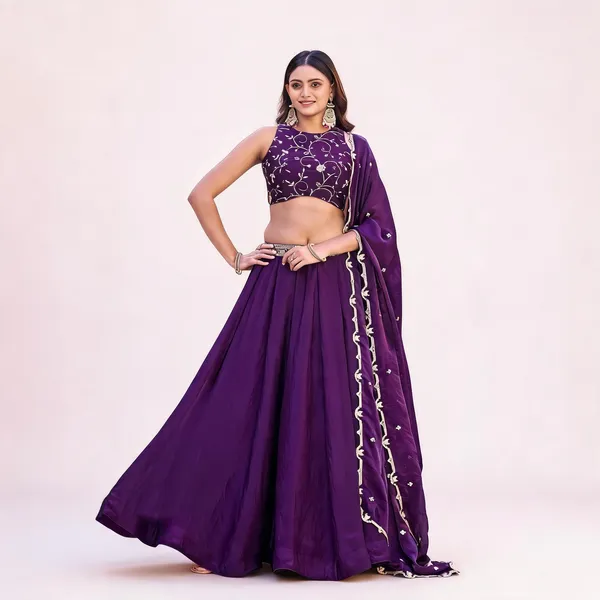 Purple_Fendi_Embroidered_Lehenga_Choli_For_Women