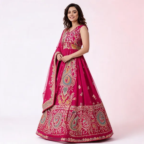 Pink_Pure_Vichitra_Embroidered_Lehenga_Choli_For_Women