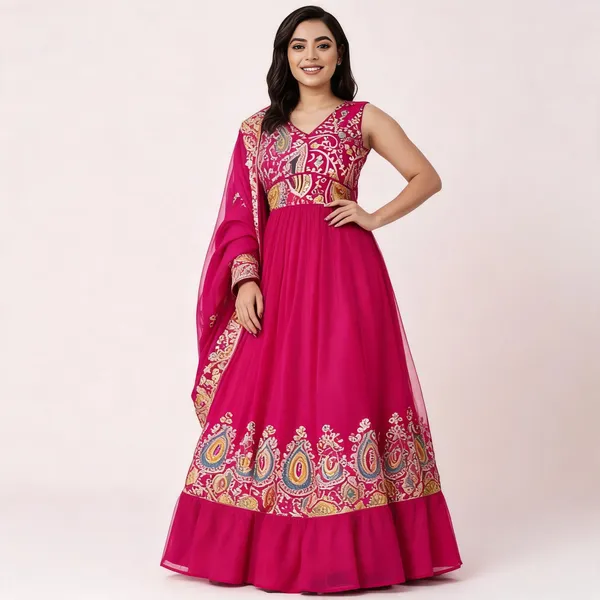 Pink_Pure_Vichitra_Embroidered_Lehenga_Choli_For_Women