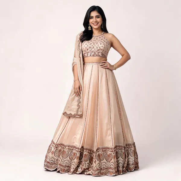 Peach_Spider_Crush_Embroidered_Lehenga_Choli_For_Women