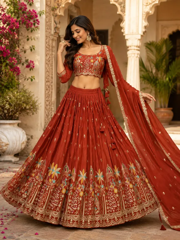 Purple_Pure_Crepe_Peacock_Embroidered_Lehenga_Choli_For_Women