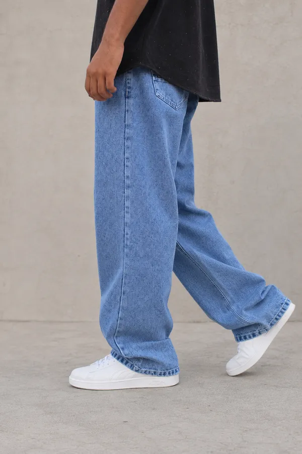 Light_Blue_Cotton_Straight_Fit_Jeans_For_Men