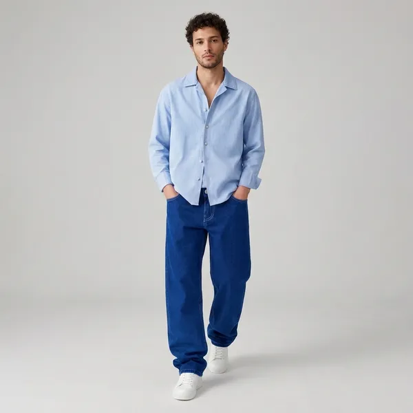 Blue_Cotton_Relaxed_Straight_Fit_Jeans_For_Men