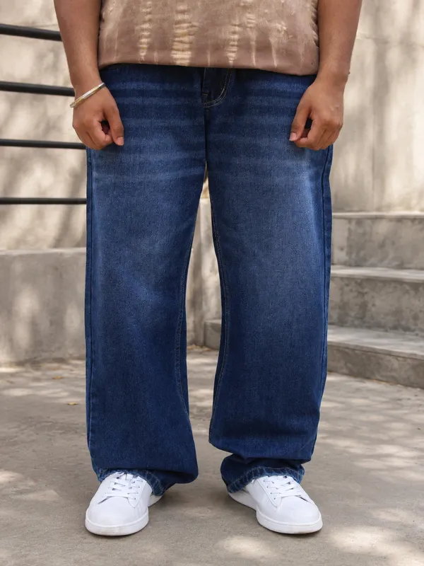 Blue_Cotton_Straight_Fit_Jeans_For_Men