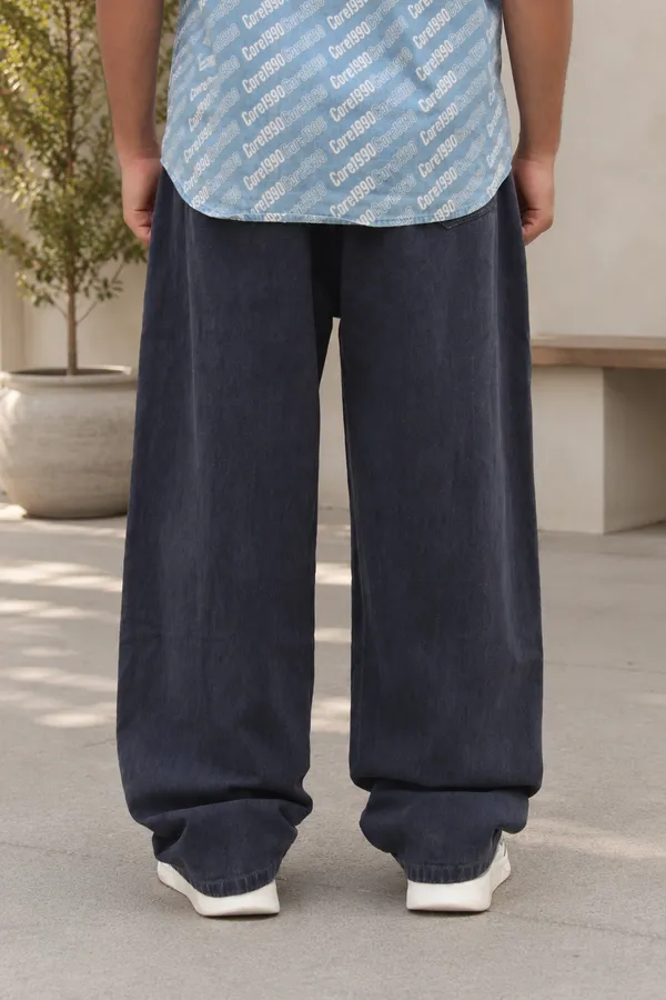 Navy_Blue_Cotton_Baggy_Straight_Fit_Jeans_For_Men