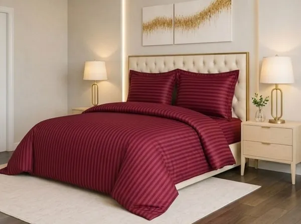 Maroon_Cotton_Bedsheet_For_Bedding