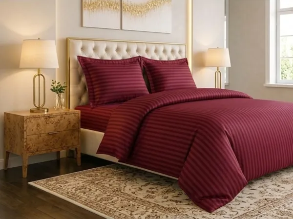 Maroon_Cotton_Bedsheet_For_Bedding