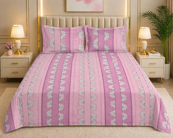 Pink_Cotton_Bedsheet_For_Bedding