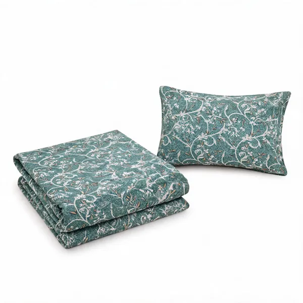 Green_100%_Pure_Cotton_-_180Tc_Single_Bed_1+1_Set_For_Bedding