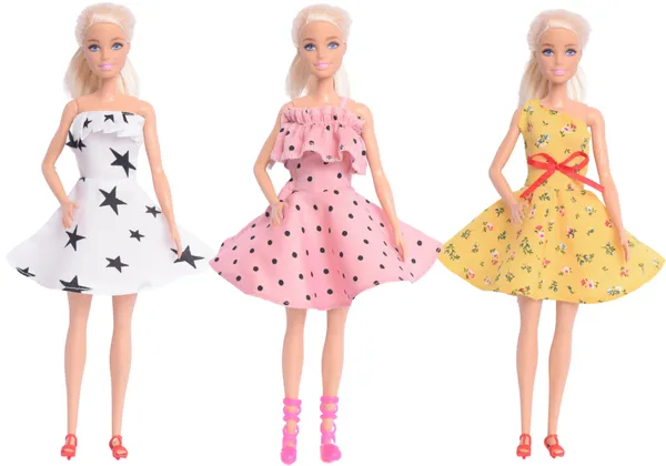 Doll_Dresses_for_28–31_CM_Dolls_–_Set_of_3_Doll_Clothes_&_Outfits_|_Doll_Not_Included