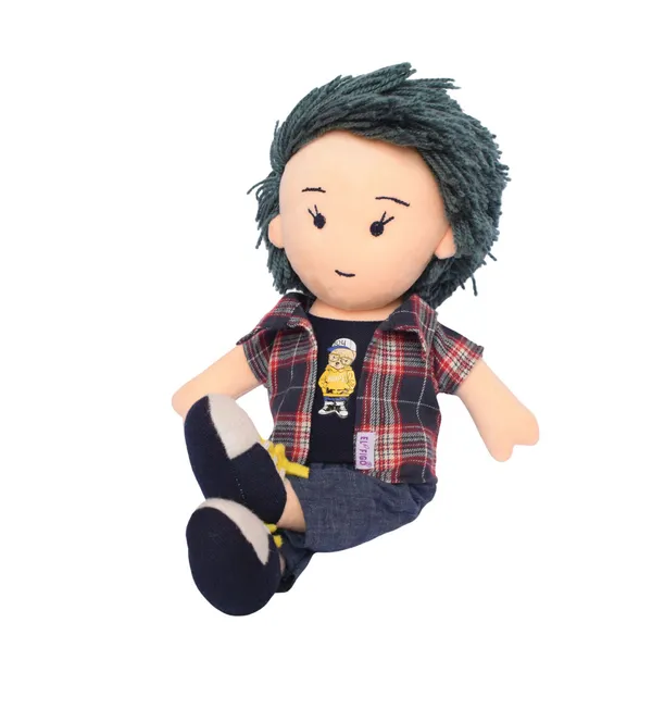 Soft_Doll_For_Kids_-_Plush_Doll_With_Checkered_Shirt_-_Soft_Toy_for_Kids_45Cm_Tall