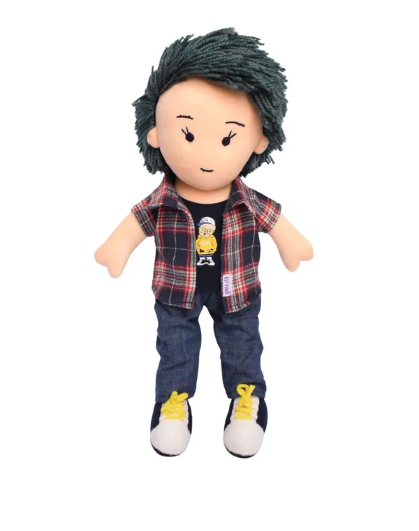 Soft_Doll_For_Kids_-_Plush_Doll_With_Checkered_Shirt_-_Soft_Toy_for_Kids_45Cm_Tall