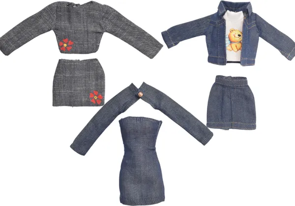 Handmade_Doll_Dresses_for_28–31_CM_Dolls_–_Set_of_3_Doll_Clothes_&_Outfits_|_Doll_Not_Included