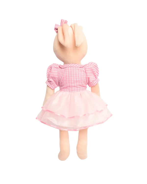 Soft_Toy_Plush_Doll_-_Pink_Checkered_Dress_|_Soft_Plush_Toy_For_Kids_