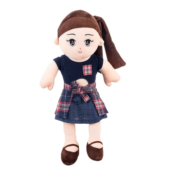 Soft_Plush_Doll_-_Navy_Checkered_Dress_|_45_CM_Soft_Doll_For_Kids