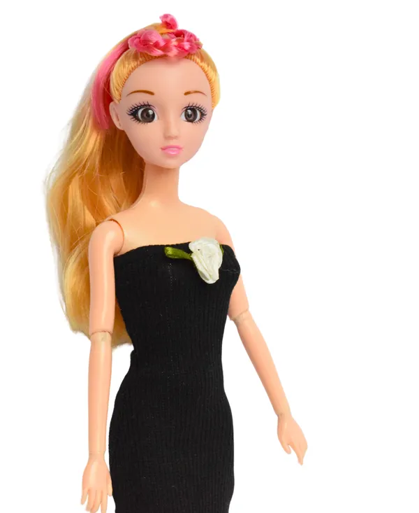 28_CM_Fashion_Doll_Toy_–_Beautiful_Hair_&_Premium_Dress_for_Kids_-_Moveable_Joints
