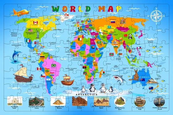 Jigsaw_Puzzle_-_World_Map_Puzzle_104_Pieces_-_Educational_Puzzle_for_Kids_Ages_3+