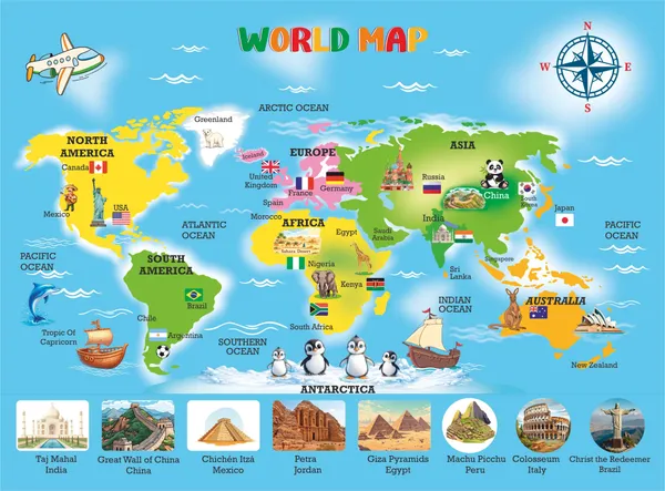 Jigsaw_Puzzle_World_Map_-Educational_Puzzle_for_Kids_Ages_3+_24_Pcs_Puzzle