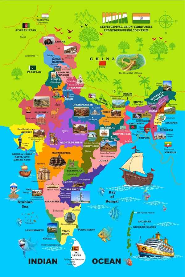 Jigsaw_Puzzle_104_Pieces_-_Map_Of_India_Educational_Puzzle_for_Kids_Ages_3+_