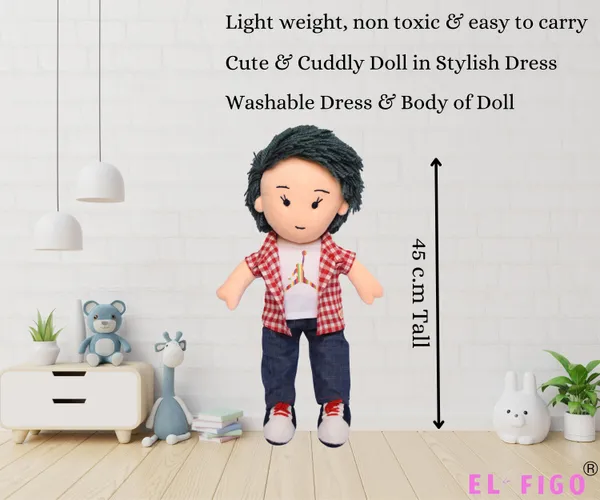 Soft_Plush_Boy_Doll_For_Kids_-_Red_Checkered_Shirt_And_Dark_Hair_|_Soft_&_Huggable_Toy_for_Kids_45_Cm_Tall