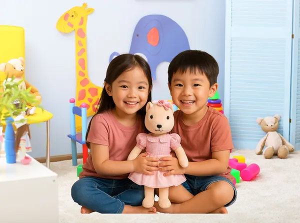 Soft_Toy_Plush_Doll_-_Pink_Checkered_Dress_|_Soft_Plush_Toy_For_Kids_