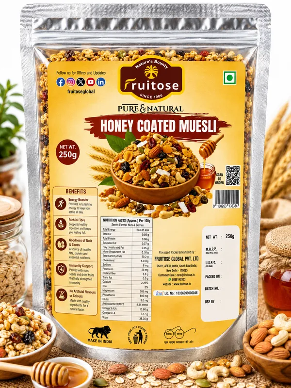 Start_your_day_with_the_delicious_crunch_of_Fruitose_Honey_Coated_Muesli,_a_wholesome_blend_of_crunchy_cereal,_nuts,_seeds_and_dried_fruits,_lightly_coated_with_honey_for_a_naturally_sweet_and_satisfying_taste._Packed_with_a_variety_of_textures_and_flavours,_it_makes_a_convenient_breakfast_or_anytime_snack._Enjoy_it_with_milk,_yogurt,_smoothies,_or_simply_straight_from_the_pack.