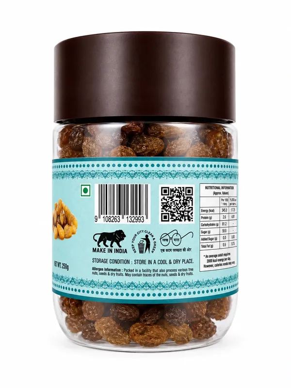 Pure_Organic_And_Nutrient_Rich_Munakka_(Golden_Raisin)