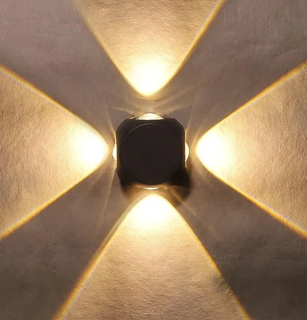 Aluminum_Modern_Black_Cross_Design_LED_Wall_Light