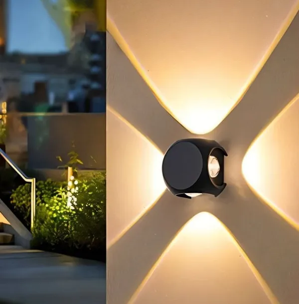 Aluminum_Modern_Black_Cross_Design_LED_Wall_Light