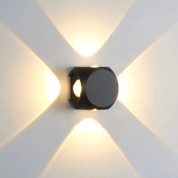 Aluminum_Modern_Black_Cross_Design_LED_Wall_Light