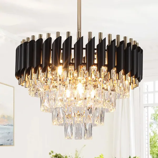 Modern_Luxury_Crystal_Chandelier_600_MM_Black&_Gold
