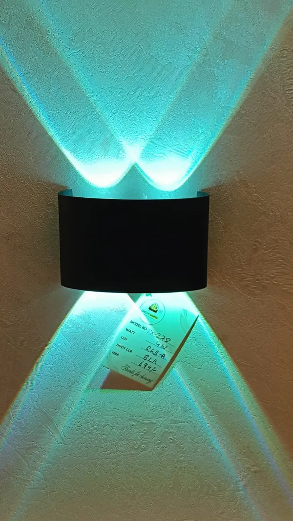 Aluminum_Modern_Rectangular_Black_Turquoise_LED_Wall_Sconce