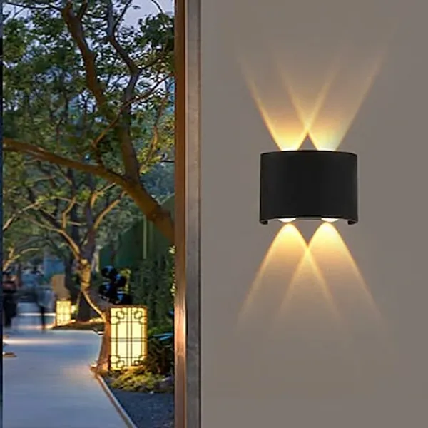 Modern_Indoor_and_Outdoor_2_Led_Both_Side_Aluminum_Black_Body_LED_Wall_Light