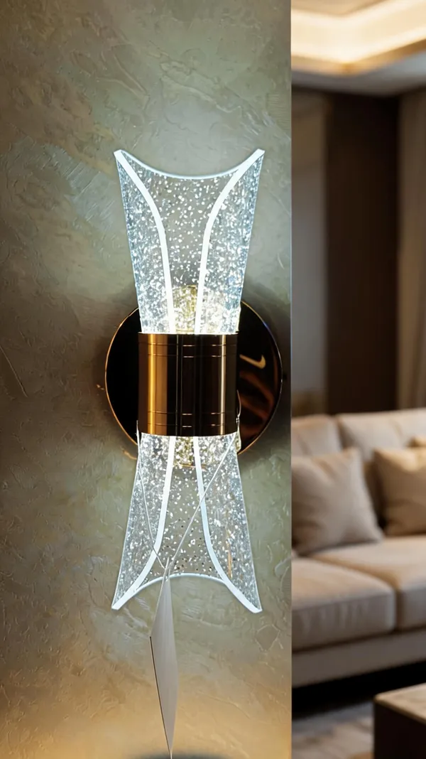 Crystal_Acrylic_Metal_Modern_Gold_Bubble_LED_Wall_Light