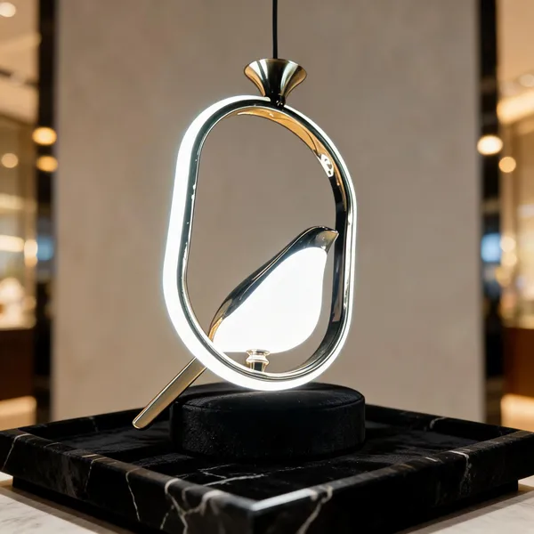Metal_Glass_Modern_Pear_Shaped_White_Gold_LED_Pendant_Light