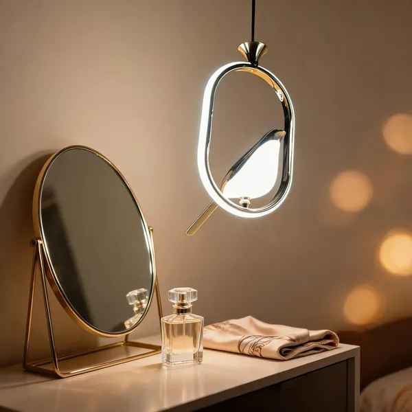 Metal_Glass_Modern_Pear_Shaped_White_Gold_LED_Pendant_Light