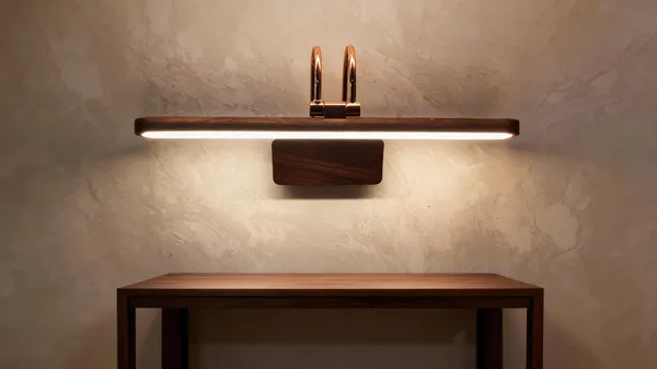 Metal_Modern_Brown_Rose_Gold_LED_Wall_Light