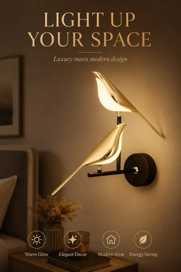 Modern_Golden_Double_Bird_Body_LED_Wall_Light