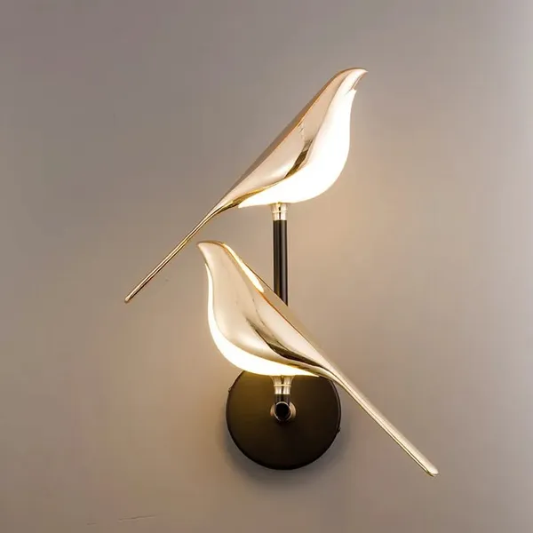 Modern_Golden_Double_Bird_Body_LED_Wall_Light