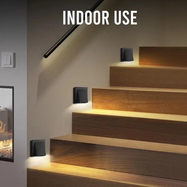 Aluminum_Modern_Square_Black_LED_Wall_Light_Single_Side