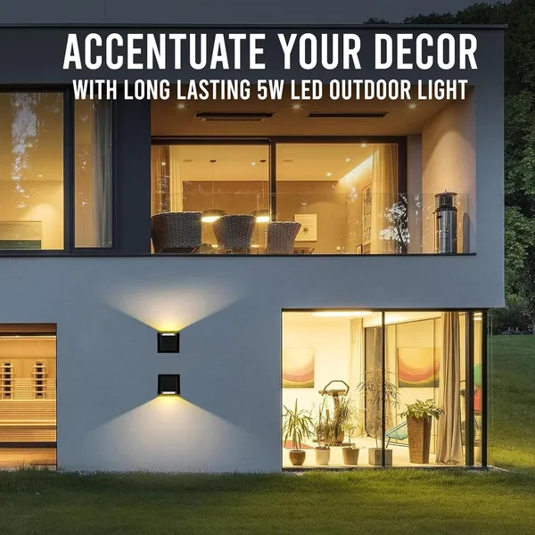 Aluminum_Modern_Square_Black_LED_Wall_Light_Single_Side