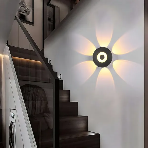 Aluminum_Modern_Circular_Black_LED_Wall_Light