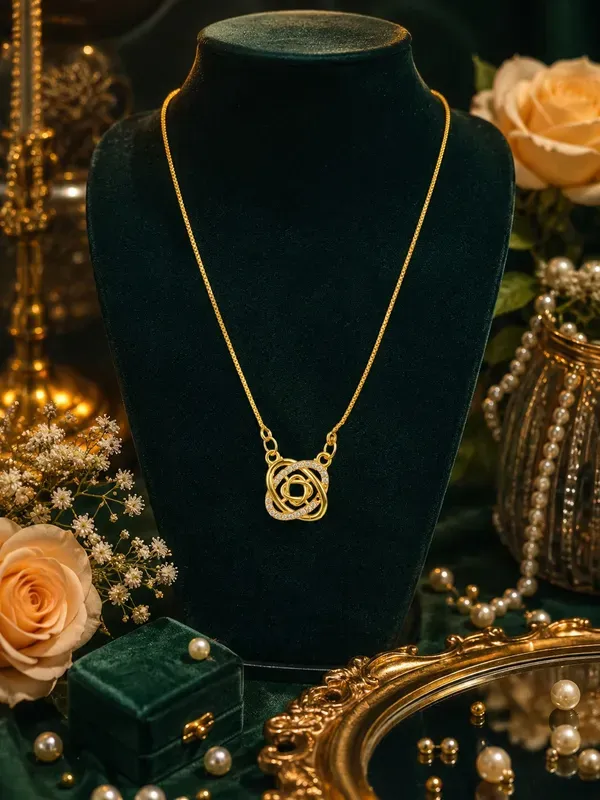 Gold_Brass_Premium_And_Elegant_Necklace_For_Women