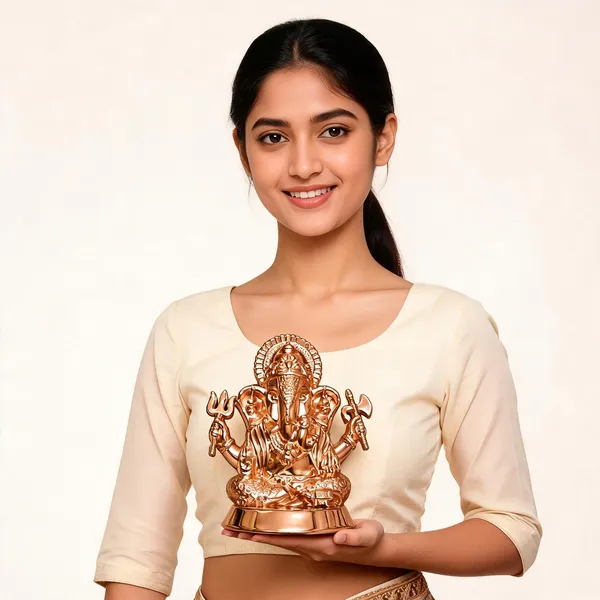 Copper_Brass_Premium_And_Elegant_Ganesh_Idol_For_Women