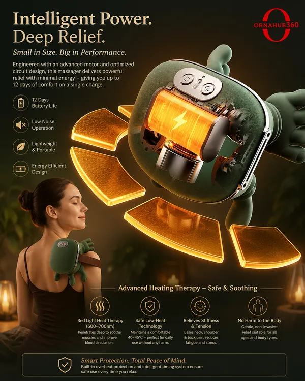ORNAHUB360_Wireless__Portable___Palm_&_Thumb_Massager_Neck_&__Back__|_4D_Deep_Tissue_Kneading