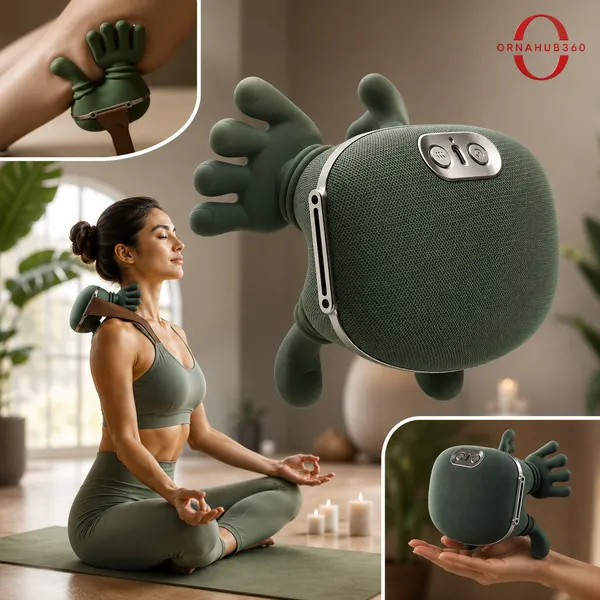 ORNAHUB360_Wireless__Portable___Palm_&_Thumb_Massager_Neck_&__Back__|_4D_Deep_Tissue_Kneading