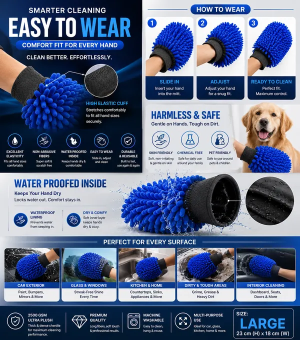 ORNAHUB360_|_Pack_of_1_|_2500_GSM_|_Premium_Plush_Microfiber_Car_Household_Wash_Mitt_|_Multicolor