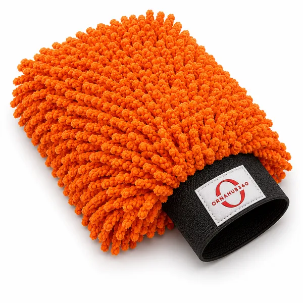 ORNAHUB360_|_Pack_of_2_|_2500_GSM|_Premium_Plush_Microfiber_Car_Household_Wash_Mitt